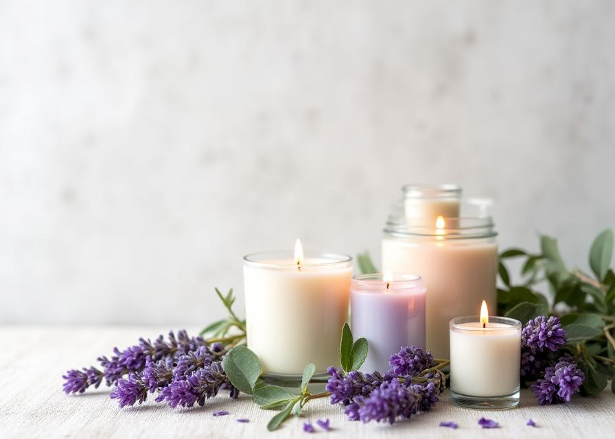 Candele aromaterapia benessere