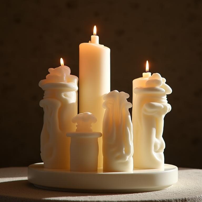 Candele scultura artistiche
